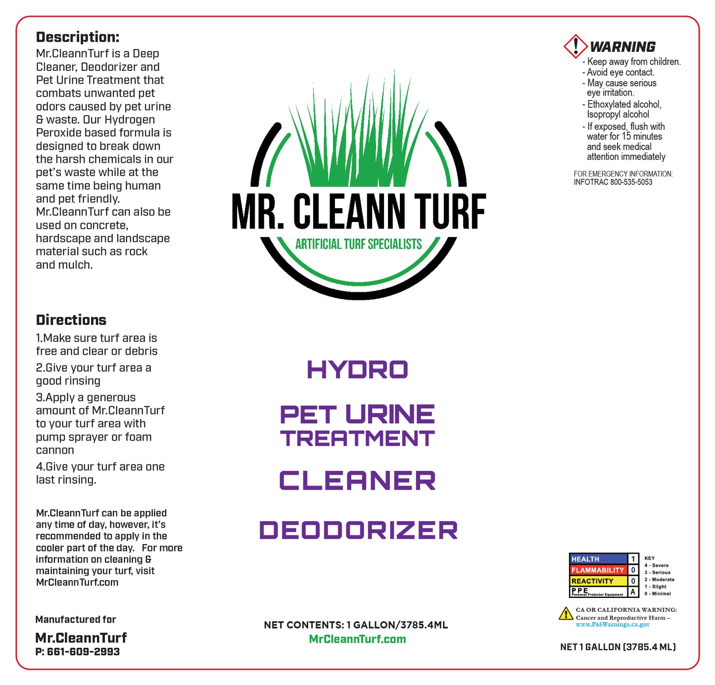 Mr.CleannTurf HYDRO