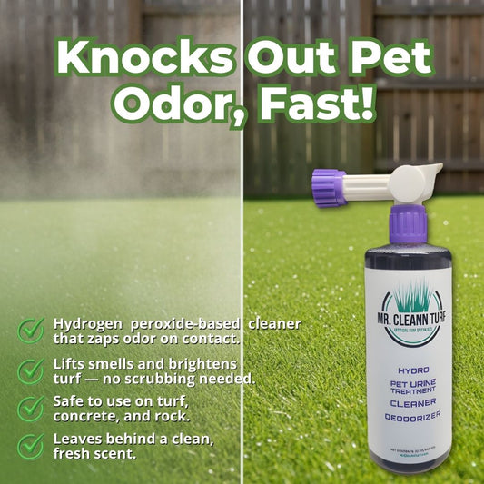 Hydro Clean Turf Cleaner – 32oz + Hose Attachment