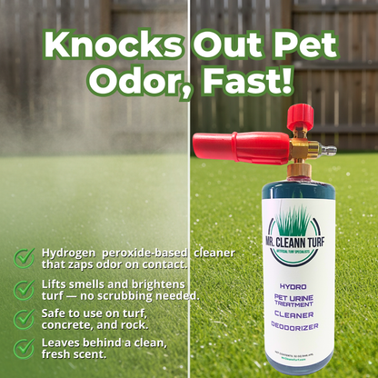 Hydro Clean Turf Cleaner – 32oz + Foam Cannon Attachment