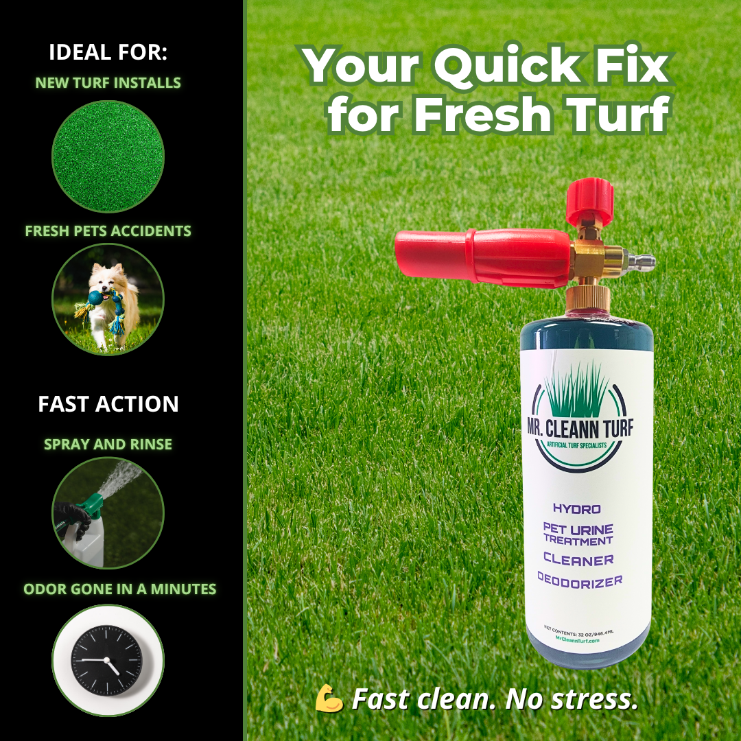 Hydro Clean Turf Cleaner – 32oz + Foam Cannon Attachment